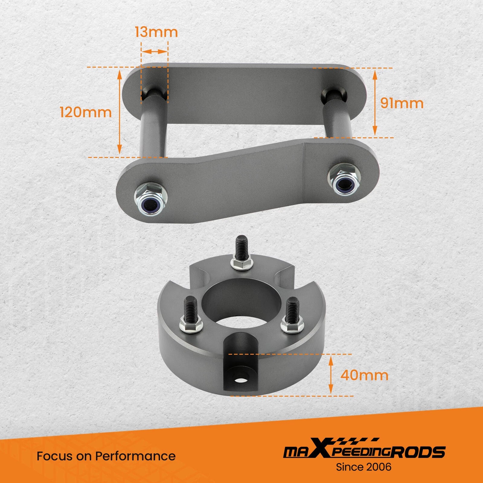 3" Front 2" Rear Leveling Lift Kit for Nissan Frontier (2005–2023)