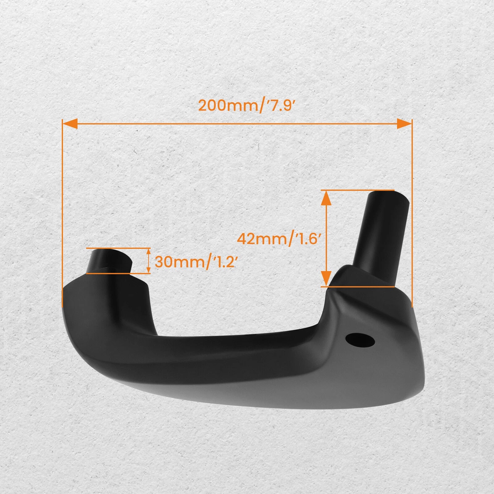 Set of 2 Interior Front Door Pull Handles for Ford Fiesta (2011–2020) D2BB-A23942
