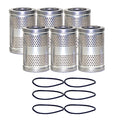 Set of 6 Engine Oil Filters for Chevrolet GMC Iso Studebaker