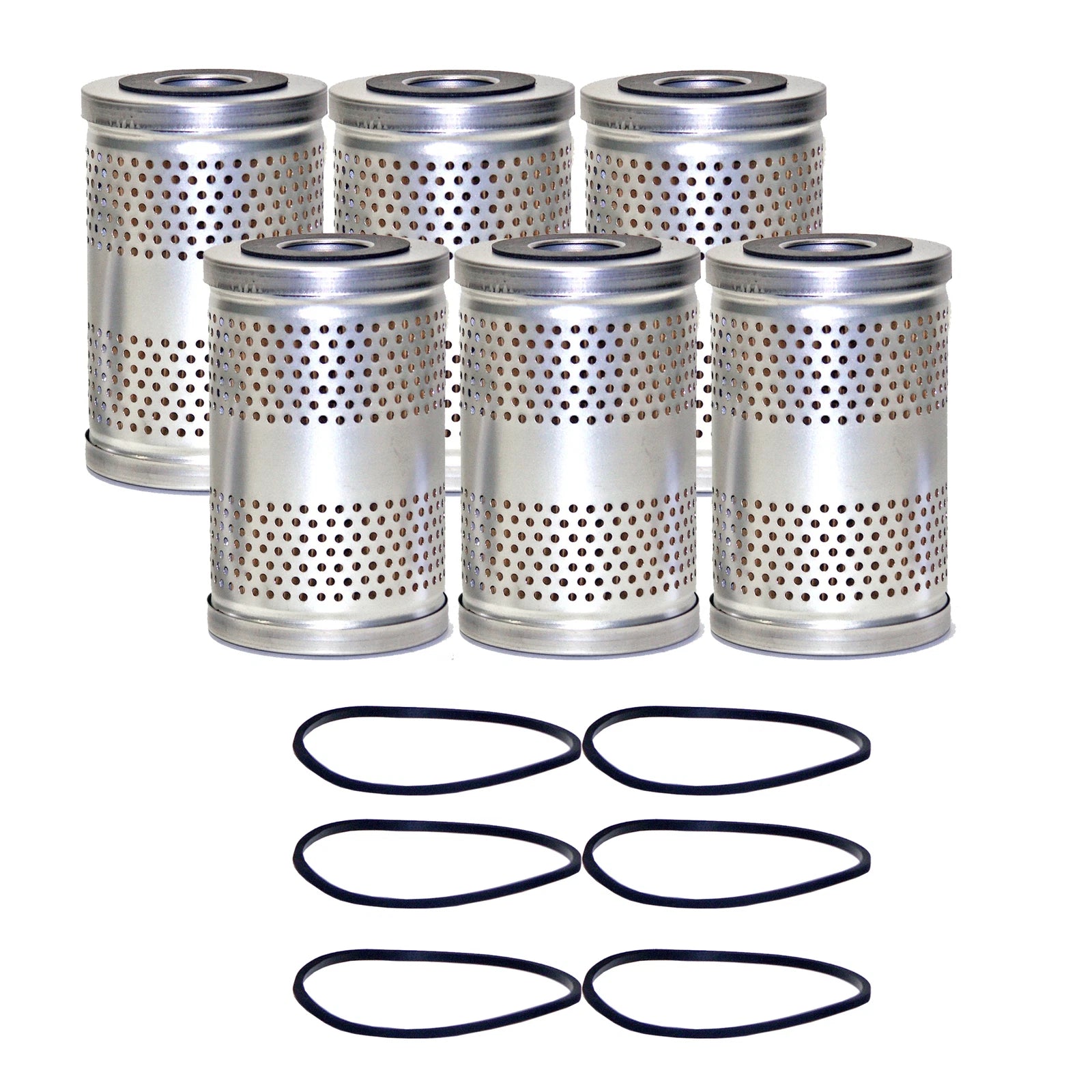 Set of 6 Engine Oil Filters for Chevrolet GMC Iso Studebaker