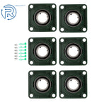 6 Pack UCF210-32 Pillow Block Flange Bearing for 2" Bore (Fits )