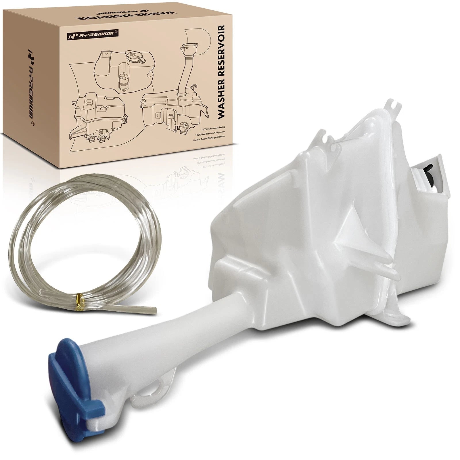 Windshield Washer Reservoir with Pump & Sensor for Kia Forte (2019–2023)