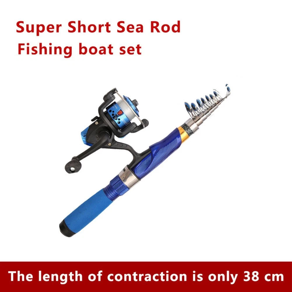 Telescoping Fiberglass Fishing Rod for (1.0m to 2.4m)