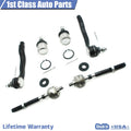 Set of 6 Front Suspension Inner & Outer Tie Rods for Honda Civic Acura Integra (1992–1997)