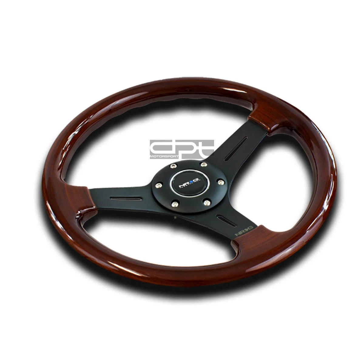 NRG 330mm Deep Dish Steering Wheel for Universal Vehicles (6-Hole)
