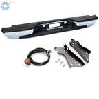 Chrome Rear Step Bumper for Chevy Silverado 1500 GMC Sierra 1500 (1999–2007)