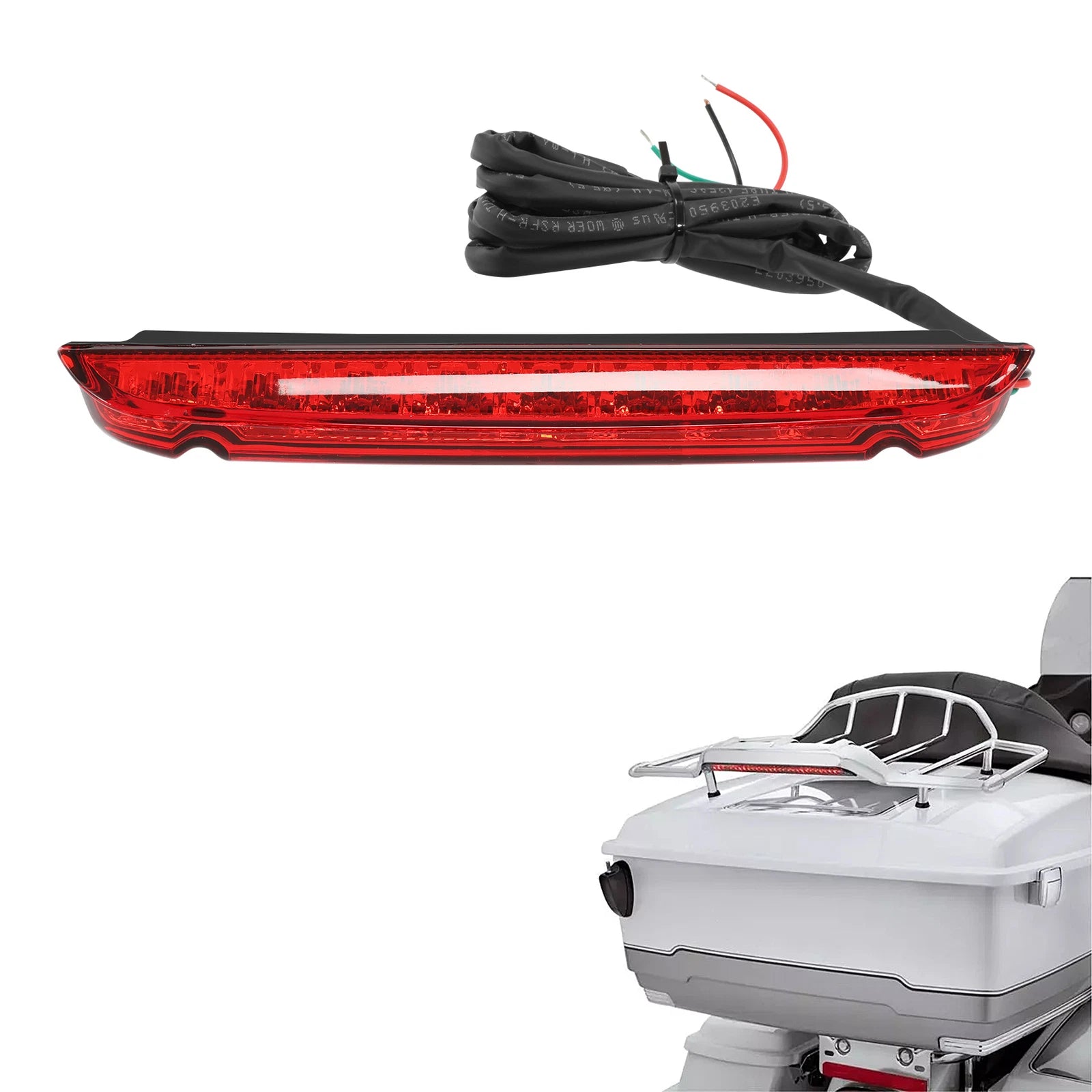 LED Luggage Rack Light for Harley Touring Street Road Glide (1993–2013)