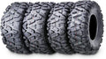 Set of 4 UTV Mud ATV Tires 26x9-12 26x12-12 6PR