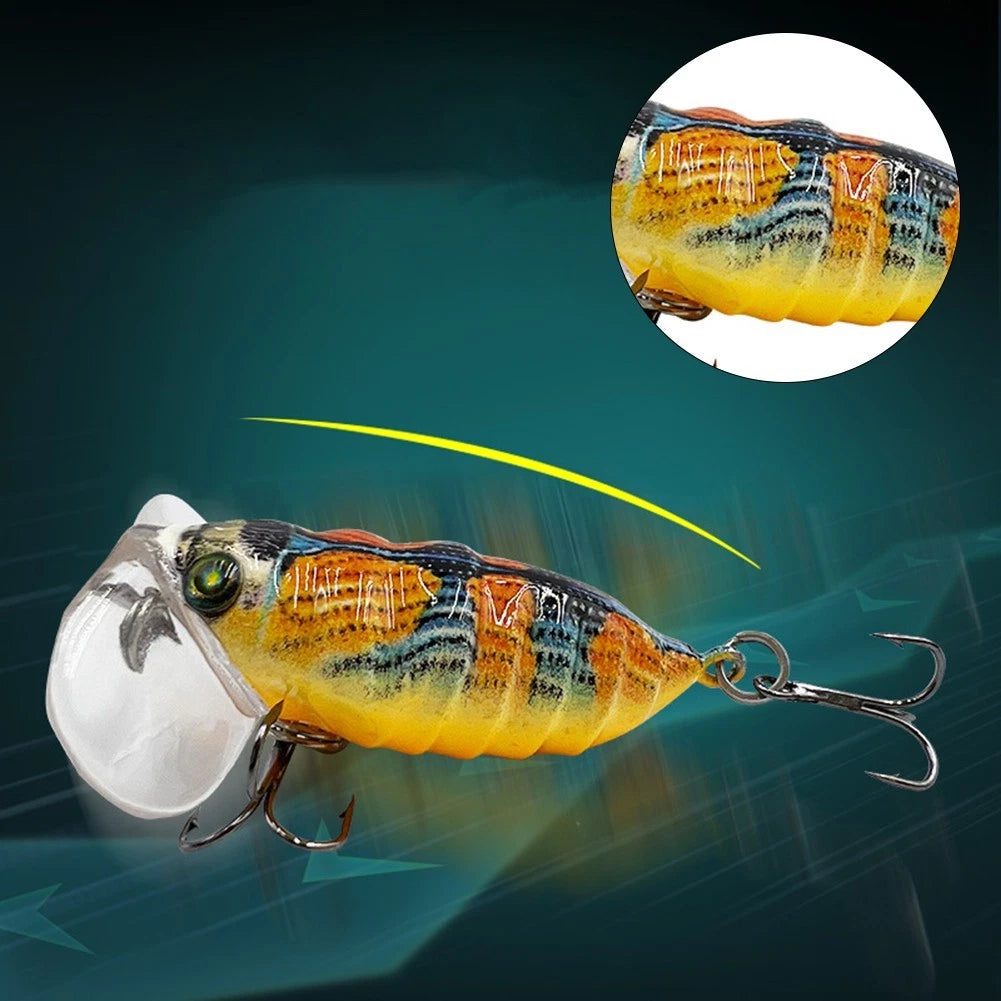 Wobbler Cicada Insect Topwater Bass Lure Hard Bait for Fishing