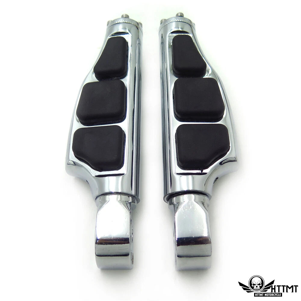 Chrome Flat Wing Footpegs for Suzuki Marauder 800 (1997–2004) / Intruder 1500 LC (1998–2009)