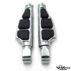Chrome Flat Wing Footpegs for Suzuki Marauder 800 (1997–2004) / Intruder 1500 LC (1998–2009)