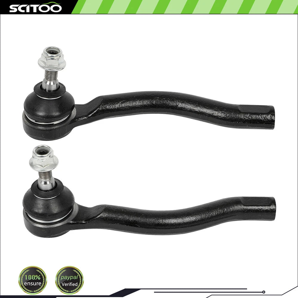 2Pcs Front Outer Tie Rod End Links for Nissan Micra (2015–2019)