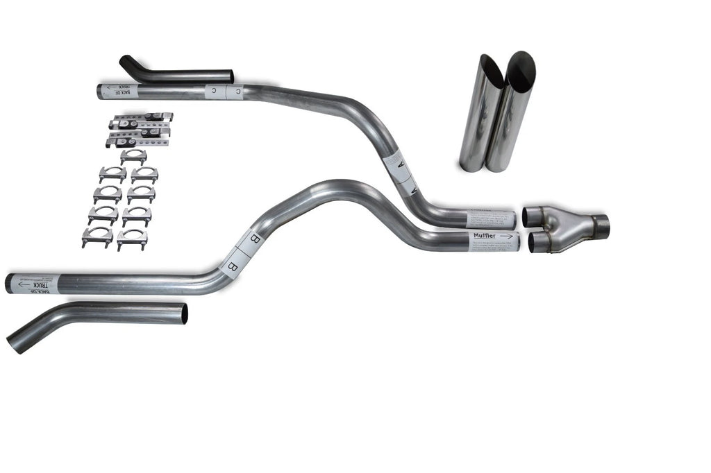 2.5" Dual Exhaust Kit Y Pipe for Dodge Dakota (1997–2005)