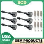 6X Ignition Coil & Spark Plug for Nissan Altima Murano Maxima NV1500 Quest (2013–2020)