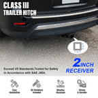 Towing Hitch Receiver Class 3 for Infiniti QX60 (2014-2020)