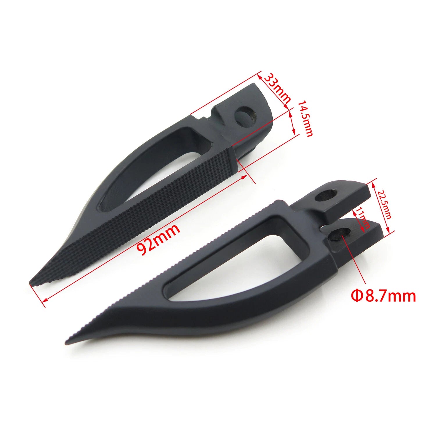 Blade Foot Peg for Suzuki GSX 1300R Hayabusa (1999–2014), GSX1300R B-King (2008–2009)