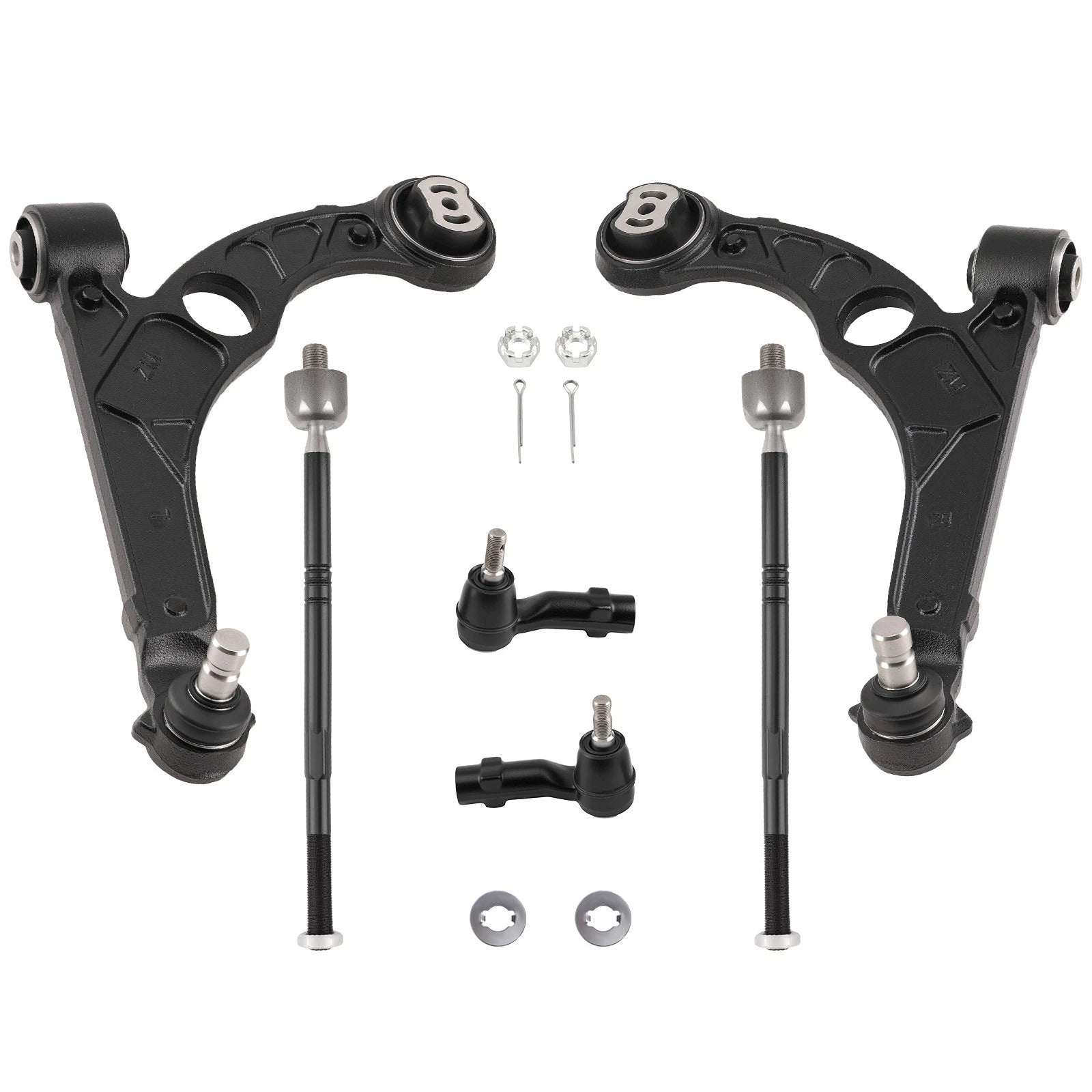 Front Lower Control Arm Inner Outer Tie Rod for Dodge Dart Chrysler 200 (2015–2017)
