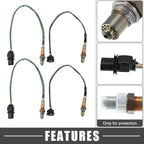 Set of 4 O2 Oxygen Sensors for Mercedes-Benz GL450 (2007–2012) V8 4.7L
