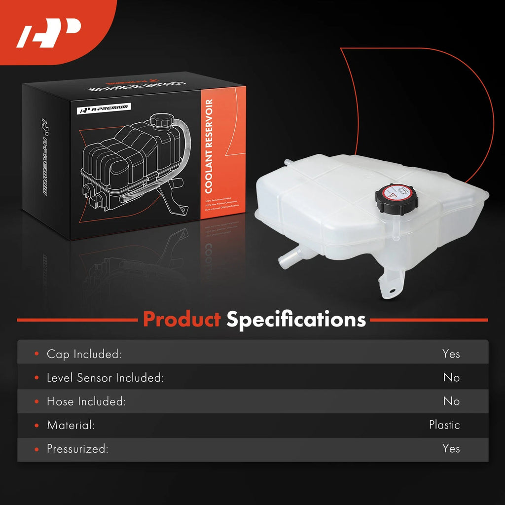 Coolant Reservoir with Cap for Ford Contour Mercury Cougar (1995–2000)