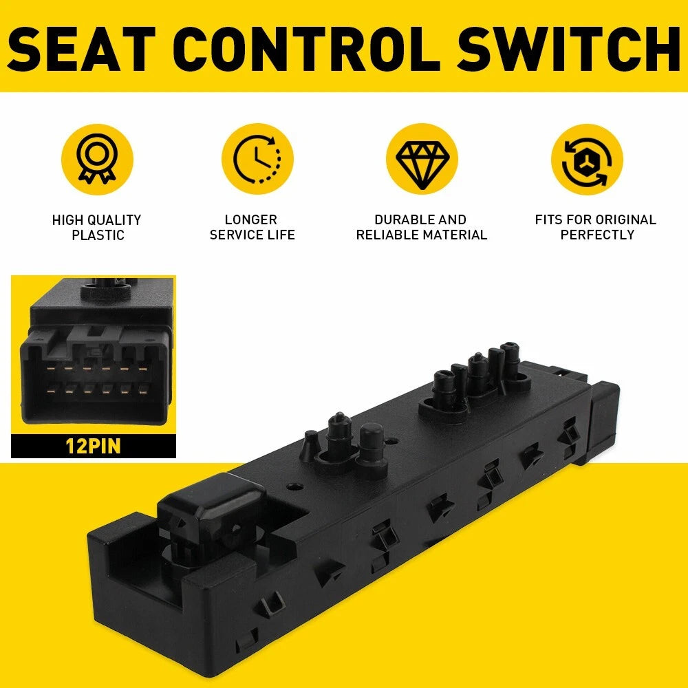 Front Passenger Seat Switch for Ford F150 (2009-2017) Black