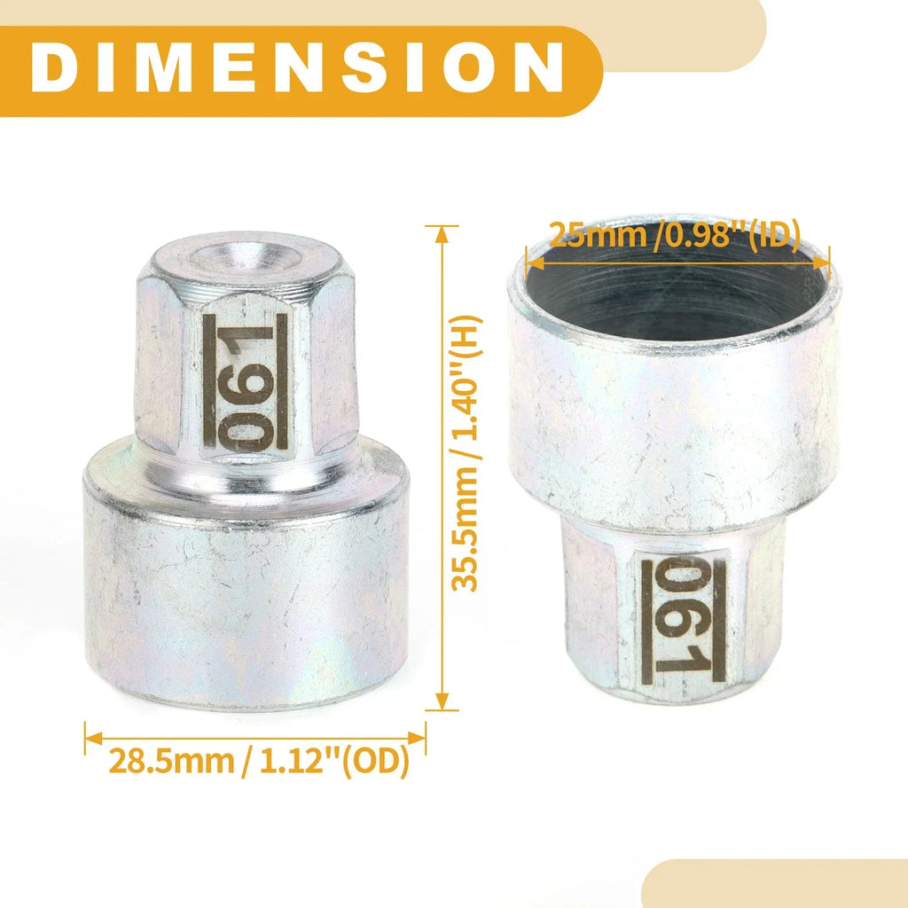 Wheel Lock Lug Nut Anti-Theft Removal Key Socket for BMW MINI COOPER