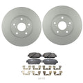 Set of 2 Bosch QuietCast Front Rotors & TRW Pro Ceramic Pads for ES300 (1992–2001)