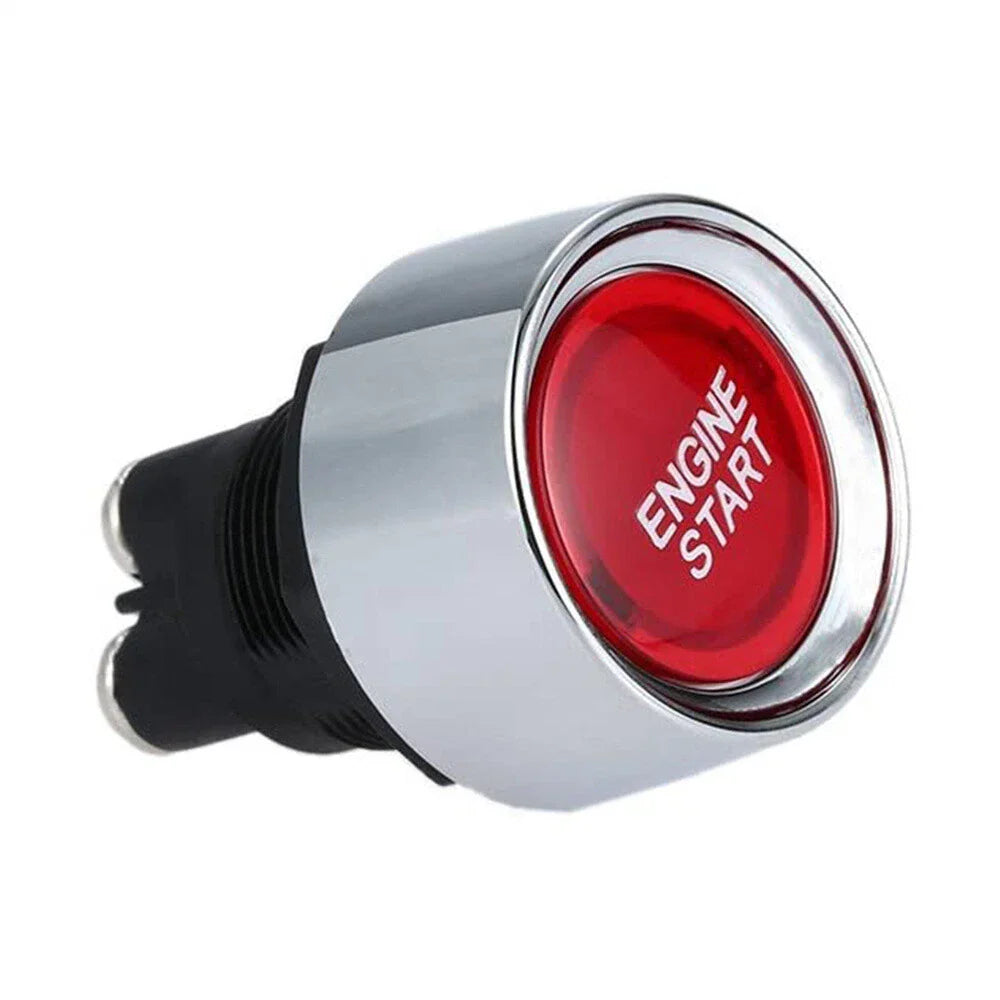 12-24V Red LED Push Button Engine Start Switch for Car SUV Universal