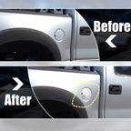 Fuel Tank Cover Door for Ford F-150 (2015–2020) Silver Tone