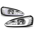 3D LED Tube DRL Headlights Assembly for Pontiac Grand Prix (2004–2008)