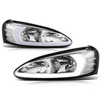 3D LED Tube DRL Headlights Assembly for Pontiac Grand Prix (2004–2008)