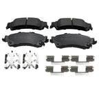Set of 4 Akebono ProACT Rear Ceramic Brake Pads for Cadillac DTS (2006–2011)