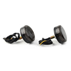 LED Round Smoke Turn Signal Indicator Light for Car 12V