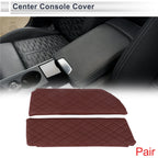 Center Console Cover with Storage Bag for BMW 5 Series (2018–2023) Red