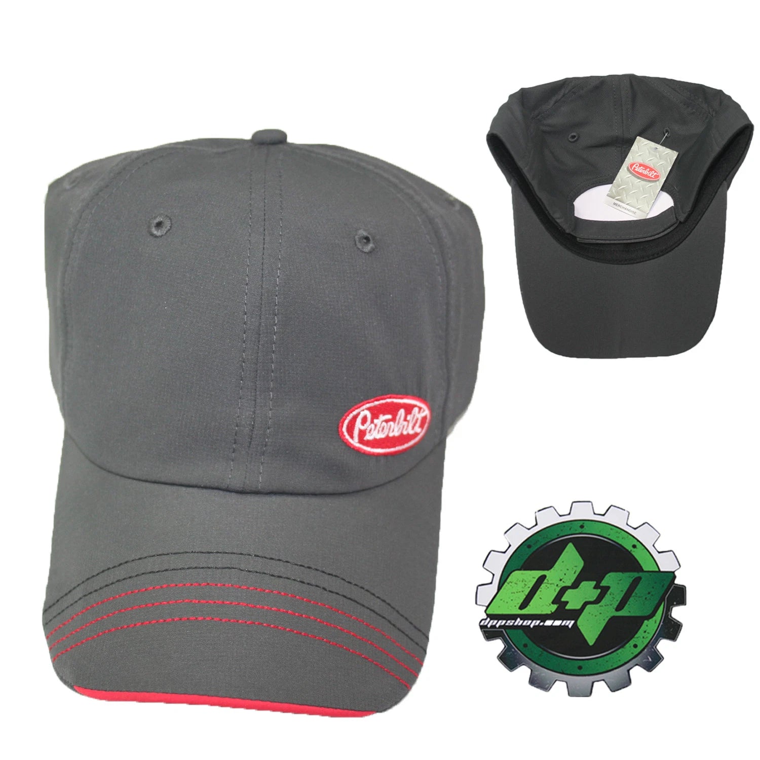 Microfiber Baseball Cap for Peterbilt Trucks (Cat, Cummins)
