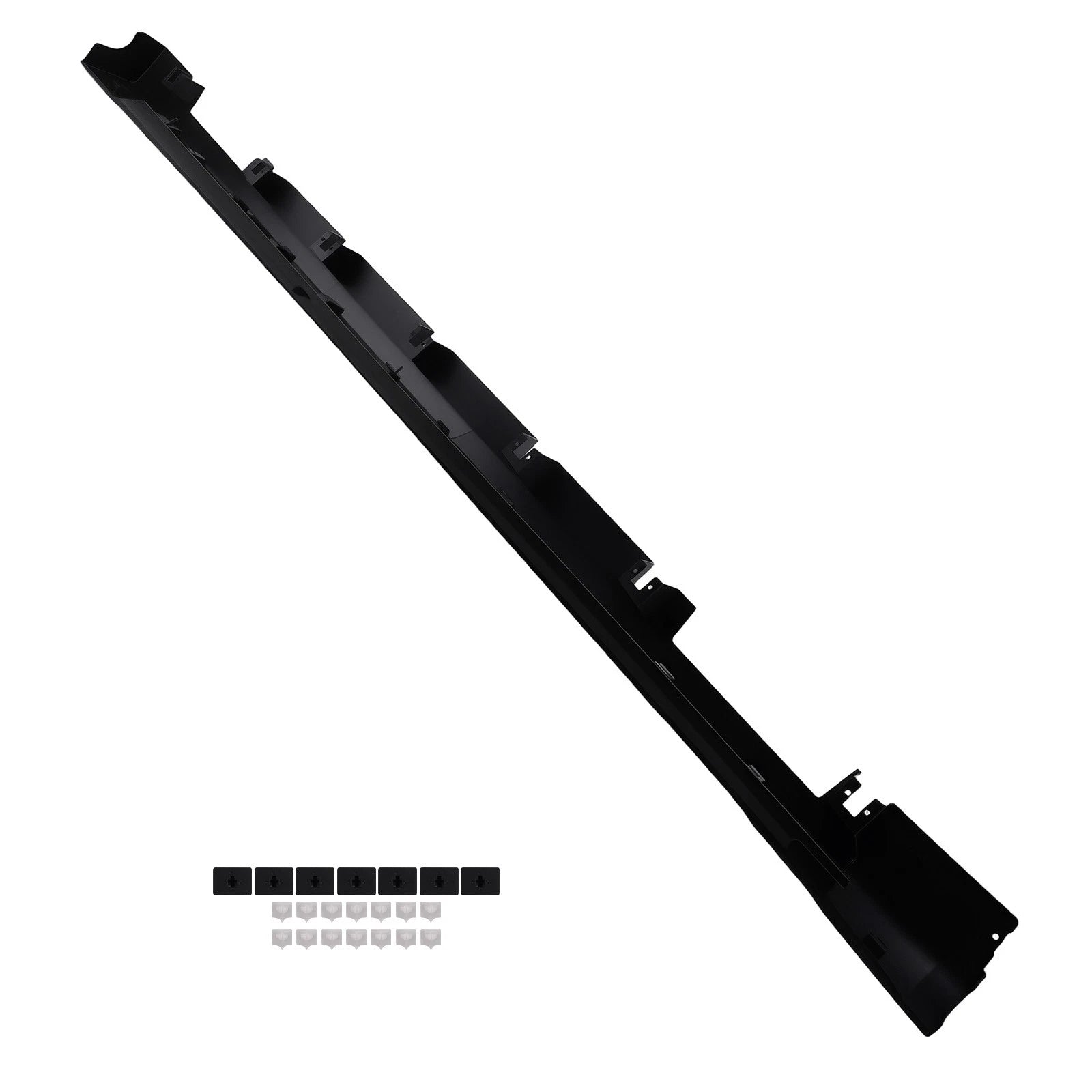 Side Skirt Extension Lip for Ford Fusion Titanium (2013-2017) Black