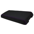 Console Armrest Cover for Jeep Liberty (2008–2013) Carbon Fiber Purple Stitch