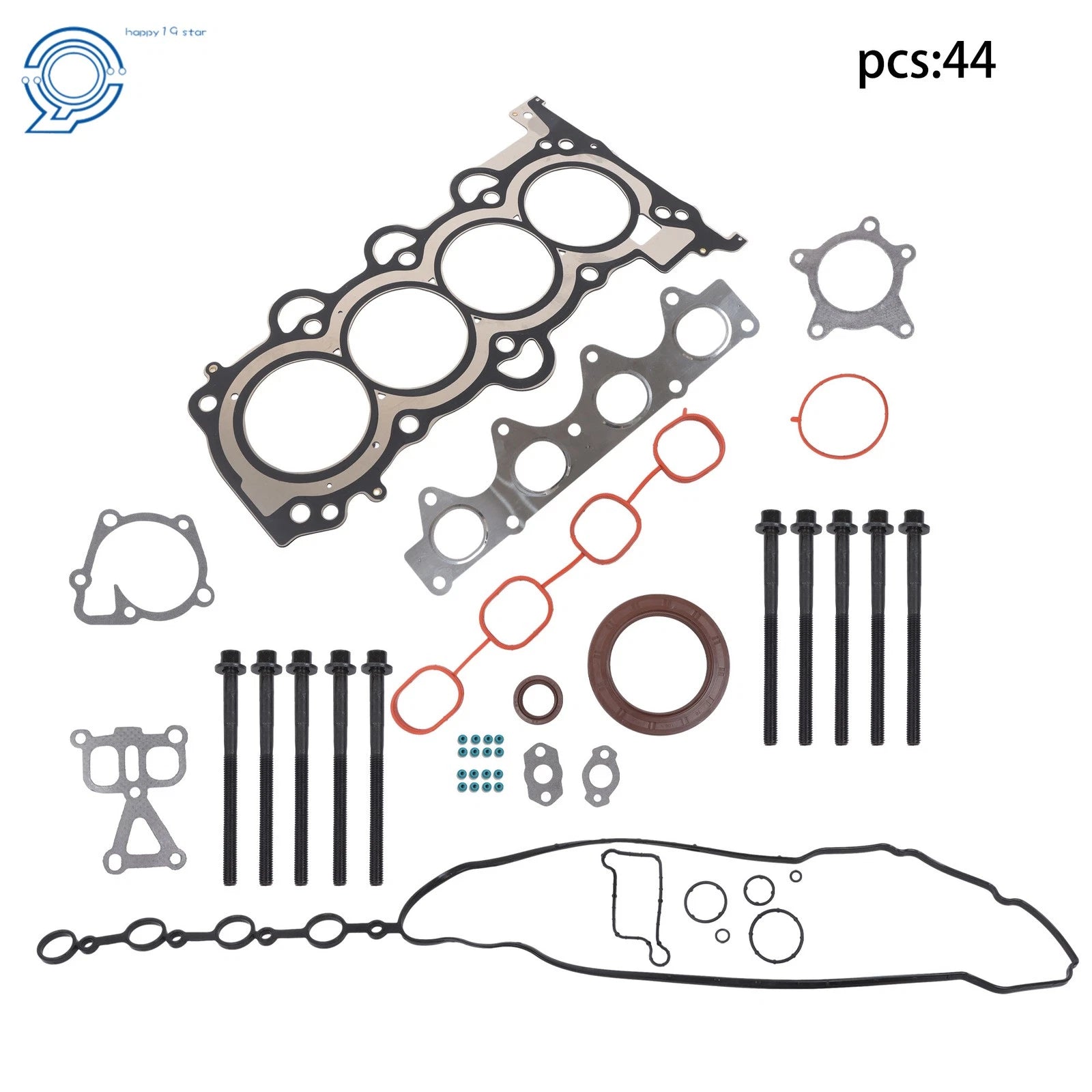 Head Gasket Set with Bolts for Hyundai Kia Accent Rio (2012-2016)
