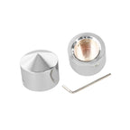 Chrome Front Axle Nut Cover Bolt for Harley Touring Sportster Dyna (2008–2023)