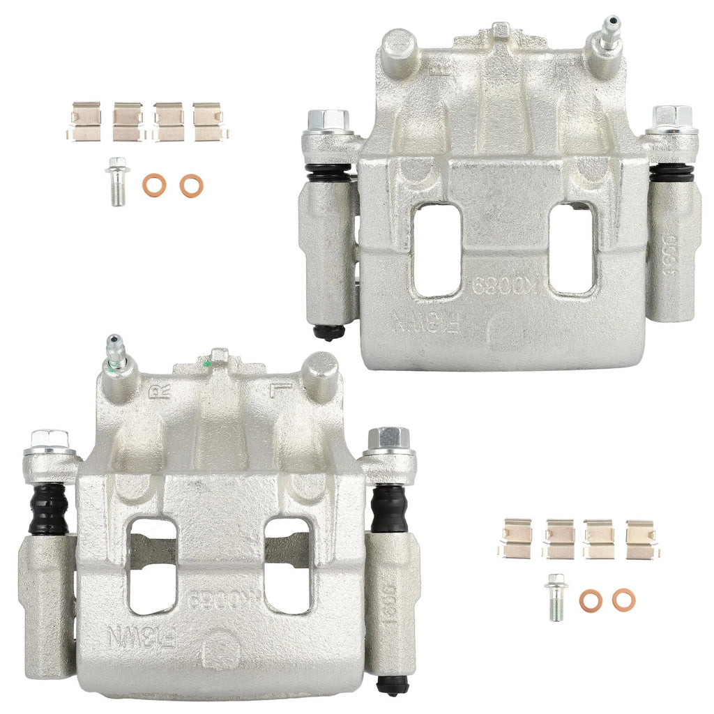 Set of 2 Front Brake Calipers with Bracket for Mazda CX-7 (2007–2012)