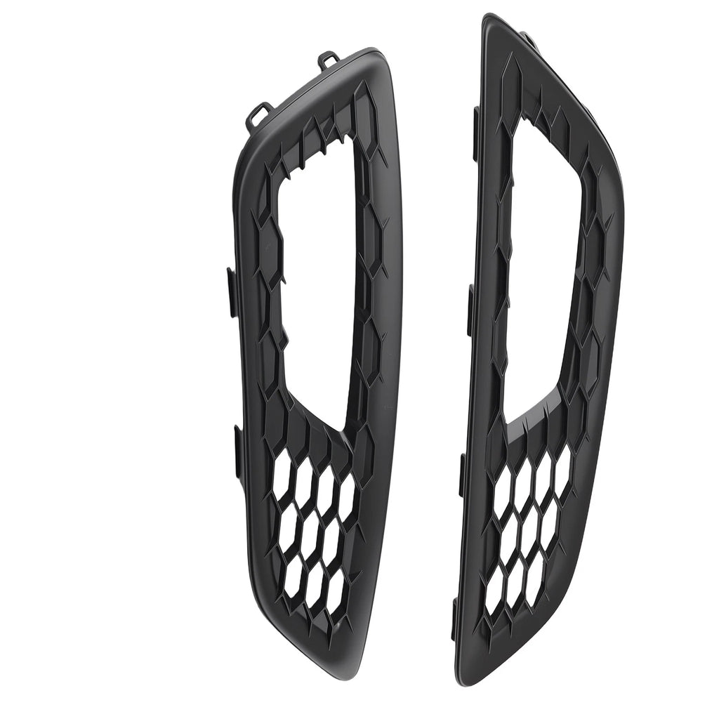 Pair Front Bumper Fog Lamp Grille Cover for Ford Focus (2015–2017) F1EJ-15A299-AB
