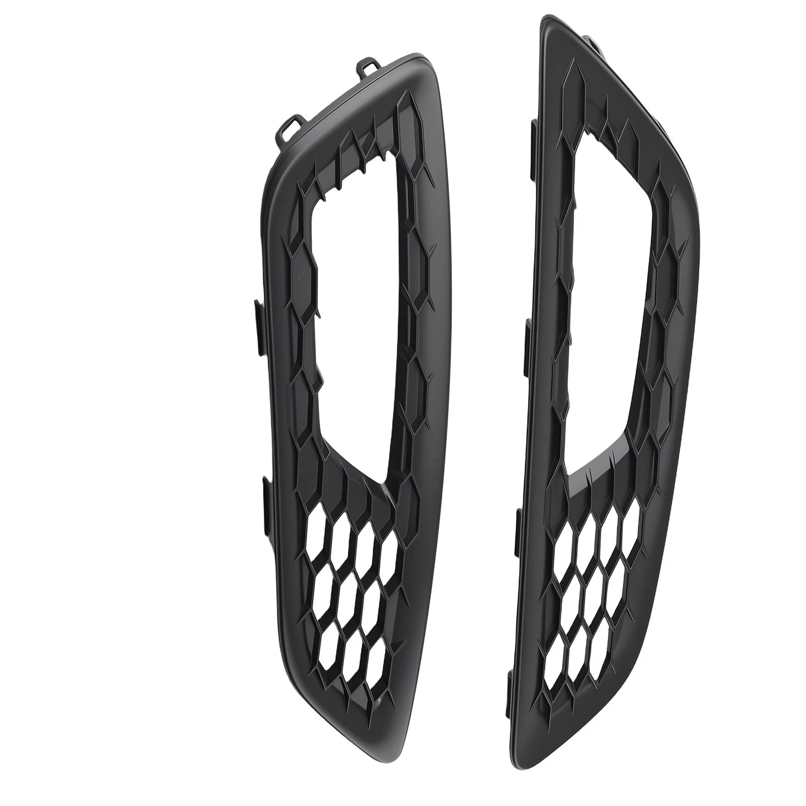 Pair Front Bumper Fog Lamp Grille Cover for Ford Focus (2015–2017) F1EJ-15A299-AB