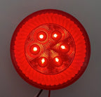 10-Pack 4 Inch Red LED Turbine Stop Lights for Universal Trailer (Fits)