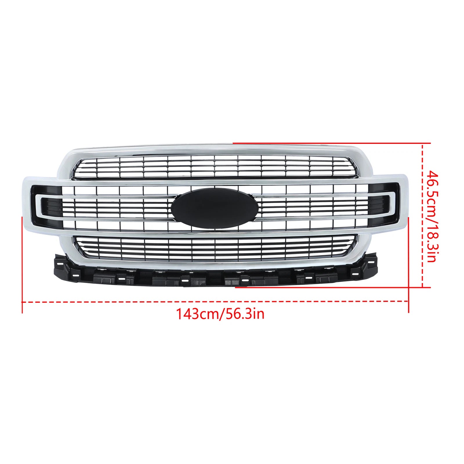 Chrome Front Grille for Ford F-150 (2018-2020)