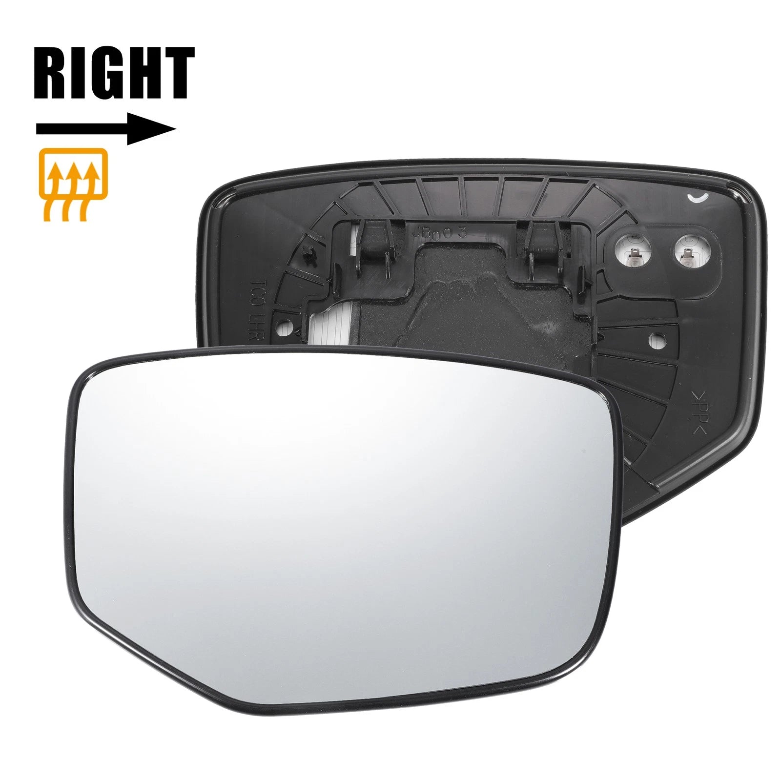 Right Side Heated Mirror Glass for Honda Accord (2008–2010)