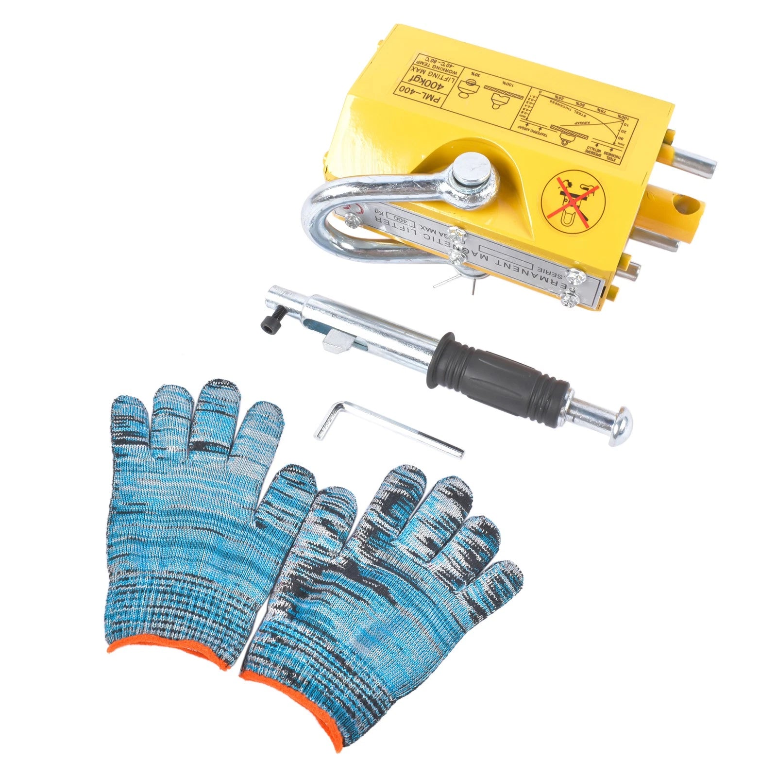 Steel Magnetic Lifter for Heavy Duty Lifting (400 kg)