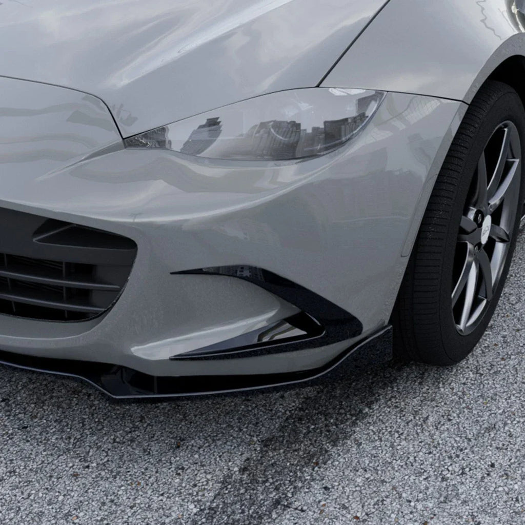 Front Bumper Side Vent Fin C Canards Splitter for Mazda MX-5 Miata (2016–2024)