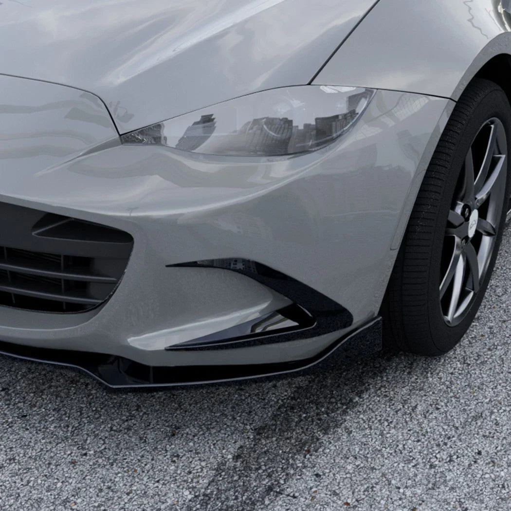 Front Bumper Side Vent Fin C Canards Splitter for Mazda MX-5 Miata (2016–2024)