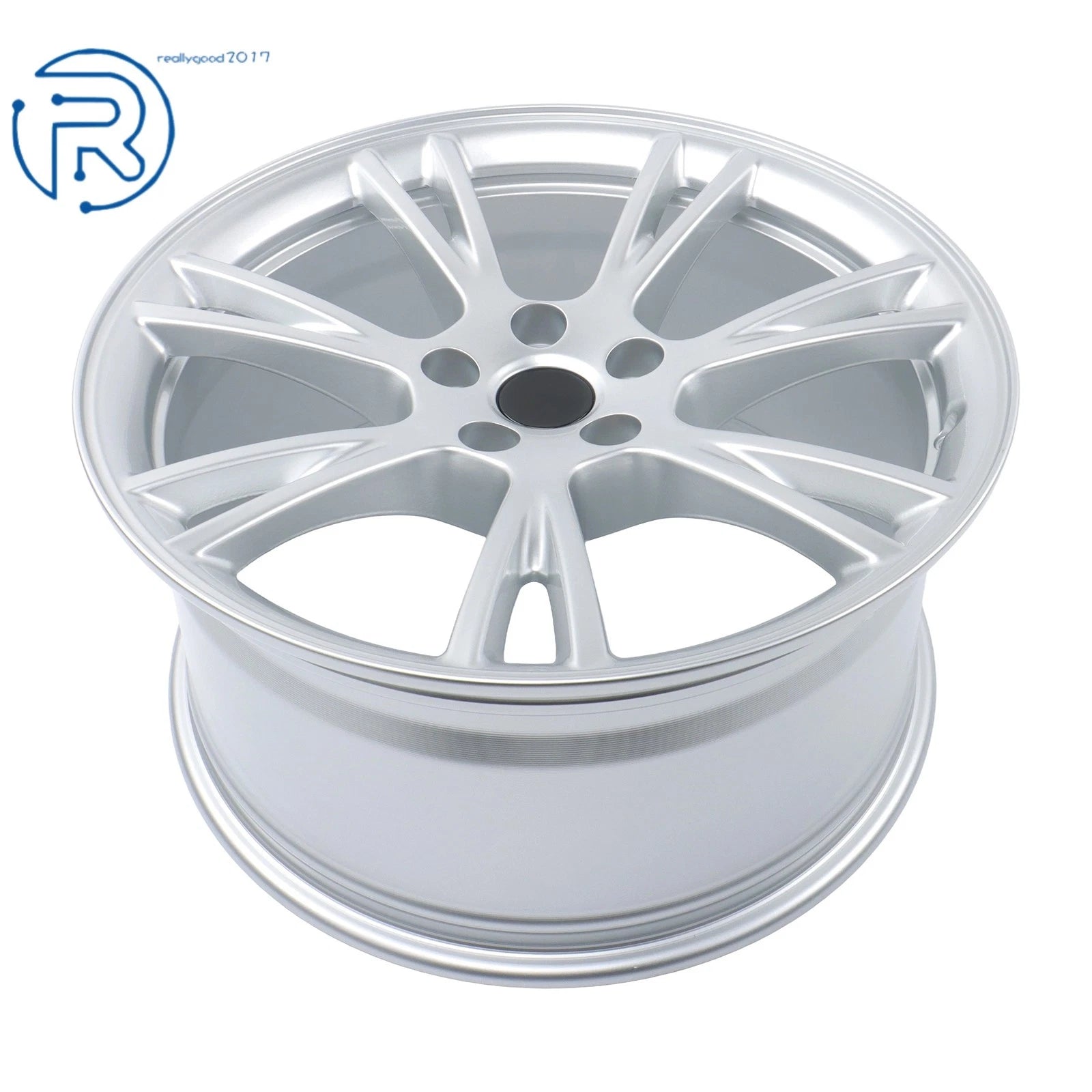 19" x 9.5" Replacement Wheel Rim for Tesla Model Y (2020-2024) Silver