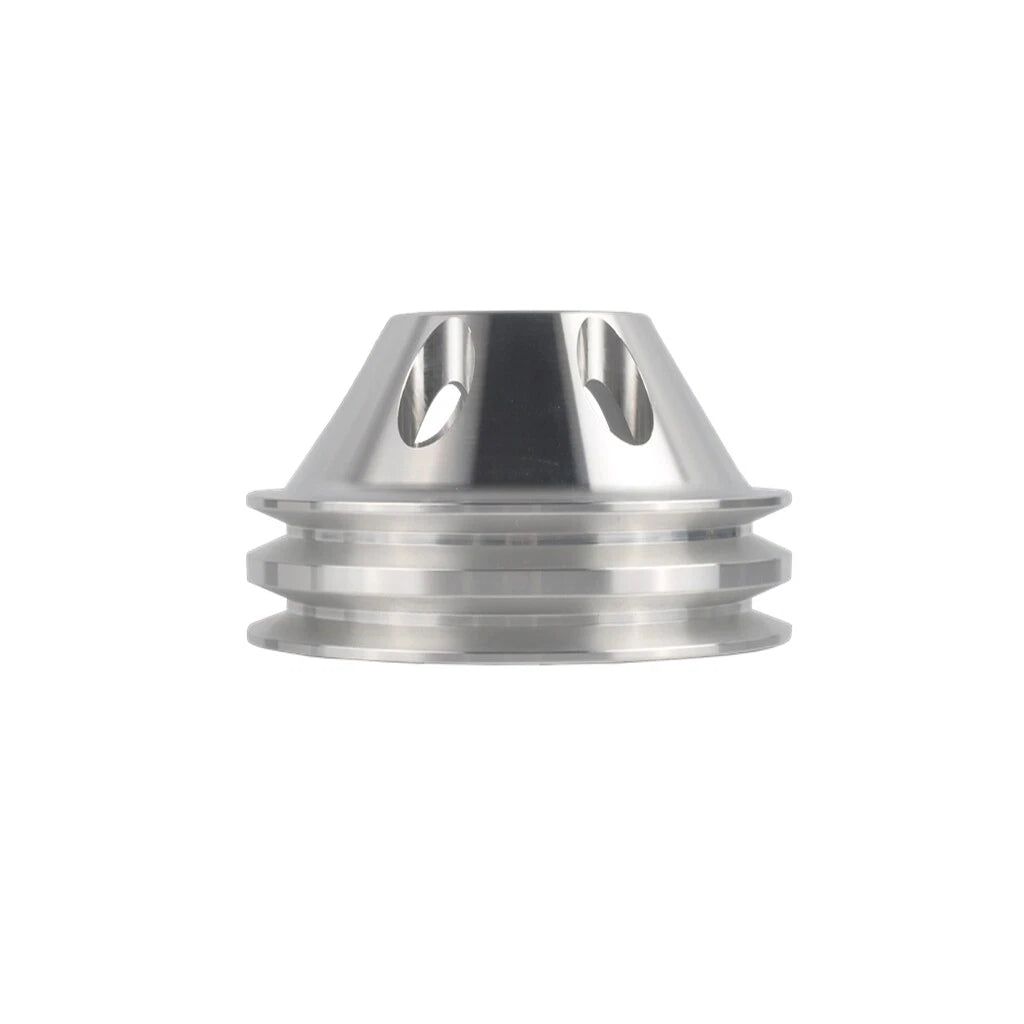 Water Pump Pulley for SB Chevy SBC 350 383 400 (Long Pump, Double Grooves)
