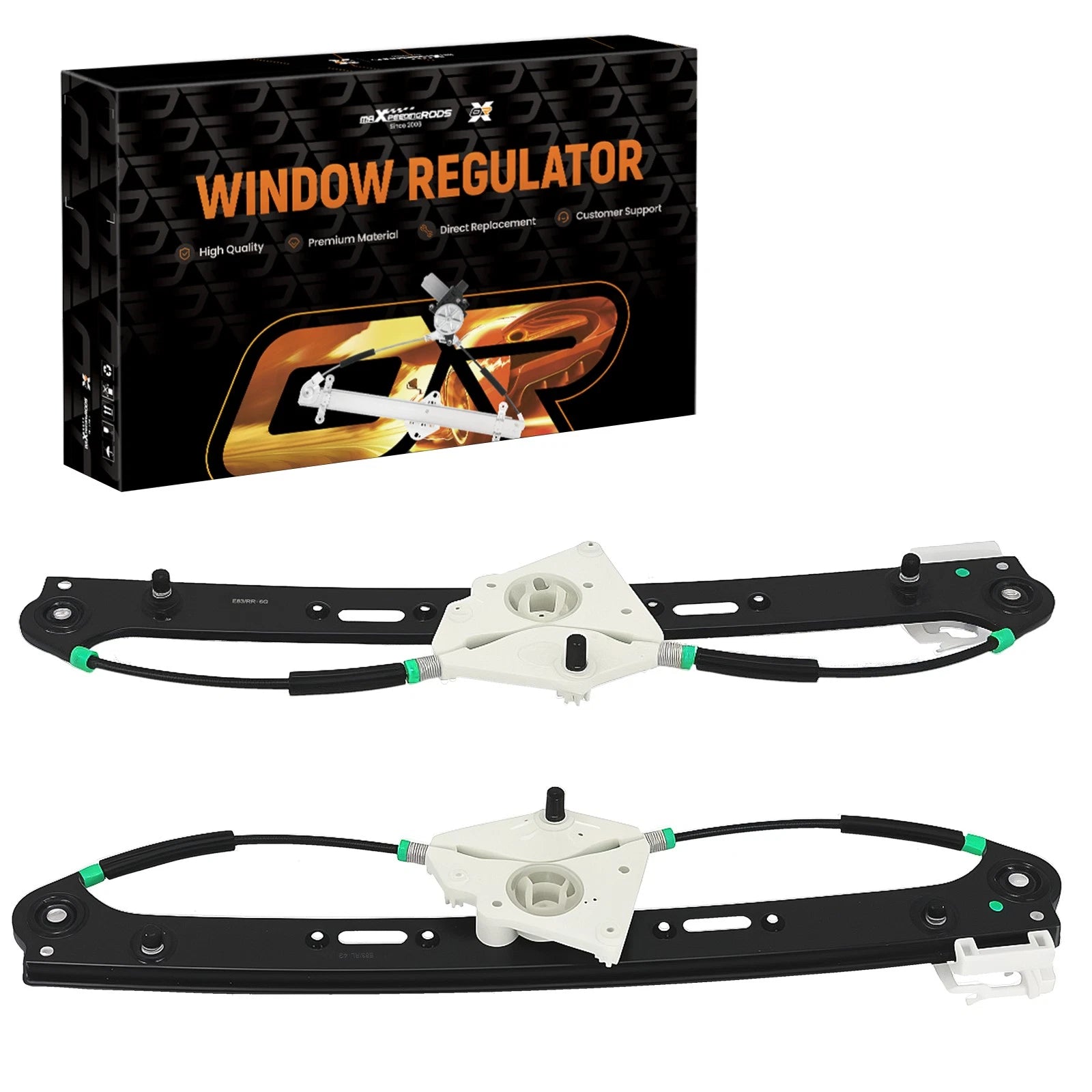 2x Power Window Regulator Assembly Rear for BMW X3 xDrive30i 2009-10 Left Right